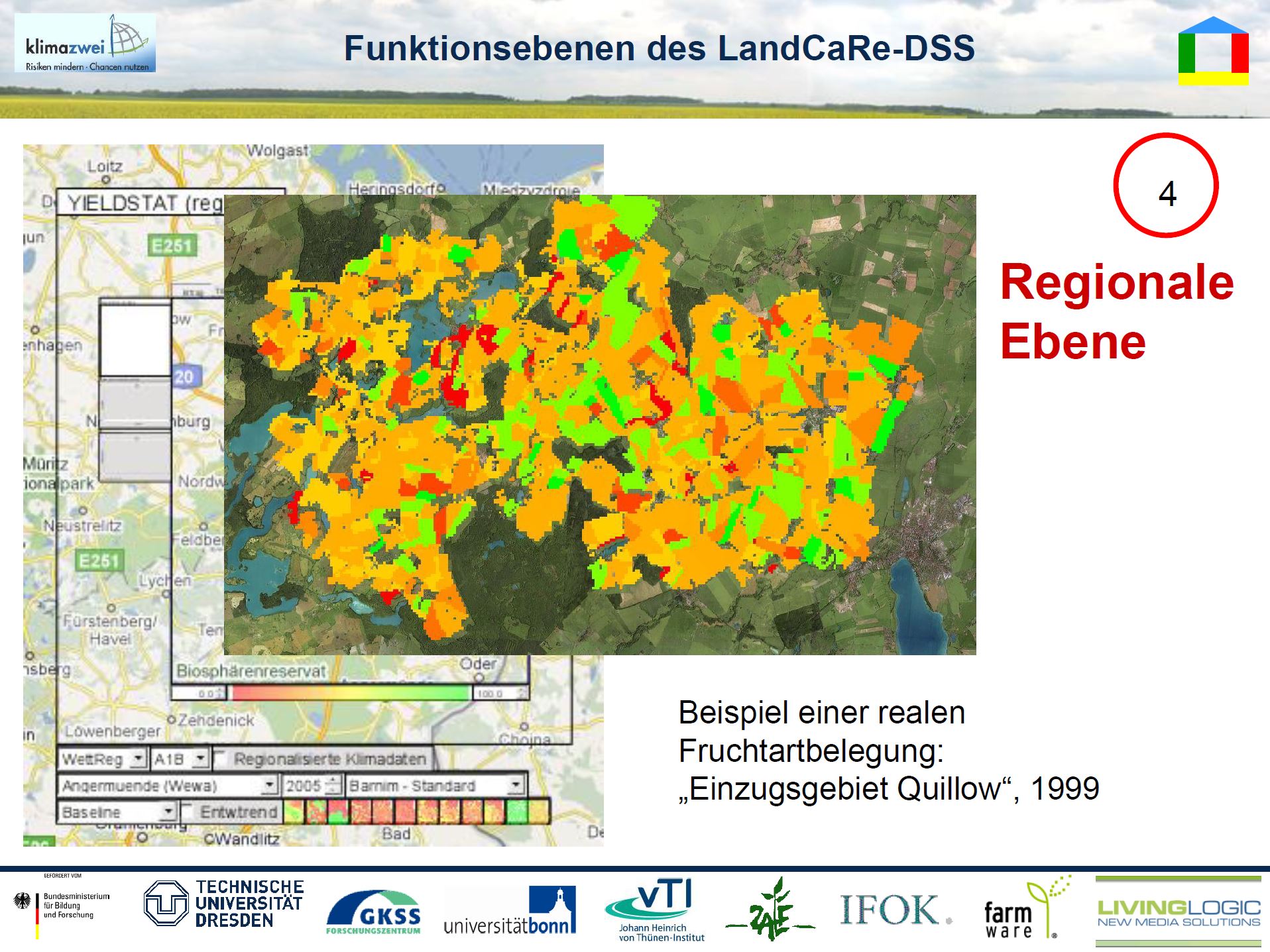 22/33 - LandCaRe-DSS - Funktionsebenen - Regionale Ebene